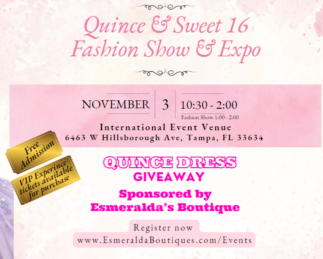 Quinceanera &amp; Sweet 16 Fashion Show