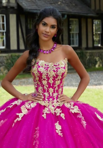 Morilee 89441 #7 Royal/Gold thumbnail
