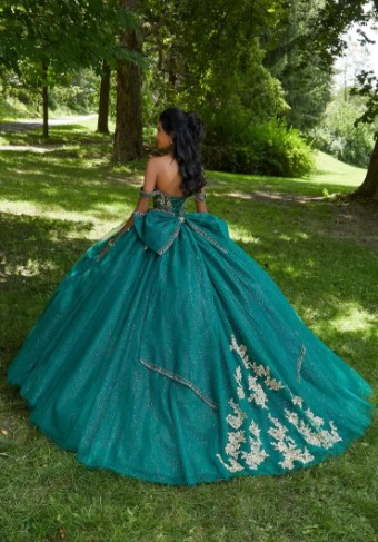 Morilee 89442 #8 Emerald/Gold thumbnail