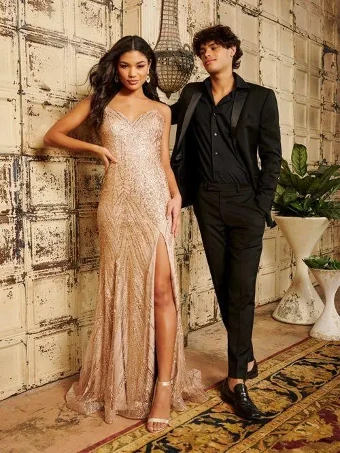 House of Wu 16094 #1 Champagne/ Gold thumbnail