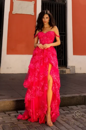 Exclusive Prom Collection T1335 #1 Fuchsia thumbnail