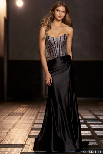 Sherri Hill 56433 #0 default Black/Silver thumbnail