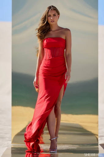Sherri Hill 56625 #3 Emerald thumbnail