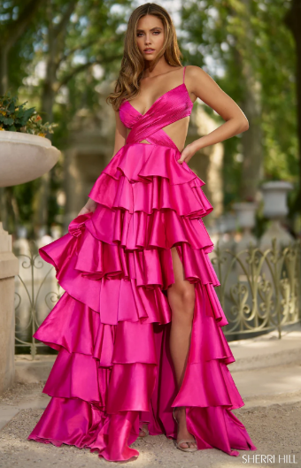 Sherri Hill 57009 #4 Wine thumbnail