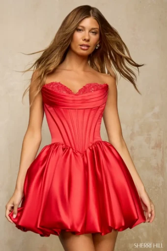Sherri Hill 57440 #3 Red thumbnail