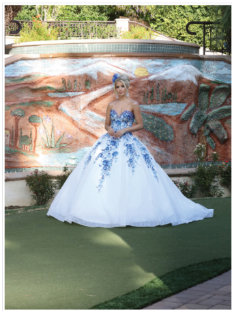 Exclusive Quinceanera Collection 1468 #0 default Royal/White thumbnail