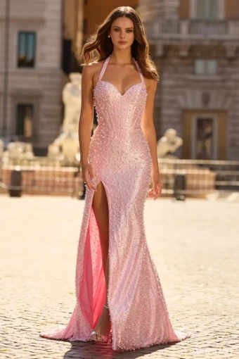 Sherri Hill 57986 #6 Candy Pink thumbnail