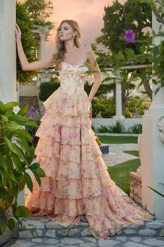Exclusive Prom Collection JT2737A #0 default Sunset Floral thumbnail