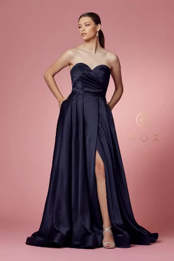 Exclusive Prom Collection R1036 #0 default Navy thumbnail