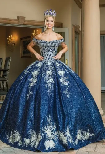 Exclusive Quinceanera Collection 1642 #0 default Navy thumbnail