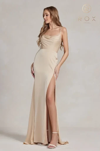 Exclusive Prom Collection E1068 #0 default Emerald Navy Champagne thumbnail