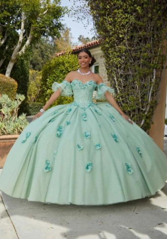 Morilee 60183 #8 Bahama Blue thumbnail