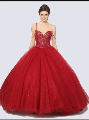 Exclusive Quinceanera Collection 1419 #0 default Burgundy thumbnail