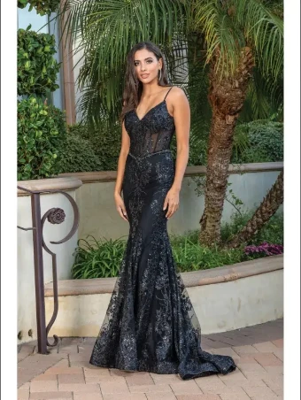 Exclusive Prom Collection 4118 #0 default Black Gold thumbnail