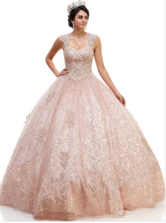 Exclusive Quinceanera Collection 74519-X #0 default Rose Gold thumbnail
