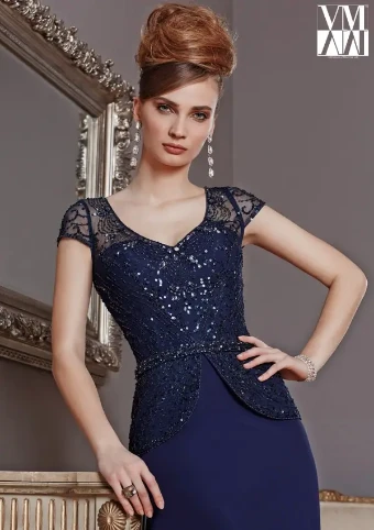 Morilee 71011 #1 Navy thumbnail