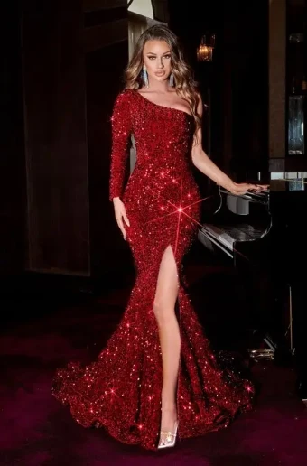 Portia and Scarlett Gown HC22 #0 default Red thumbnail