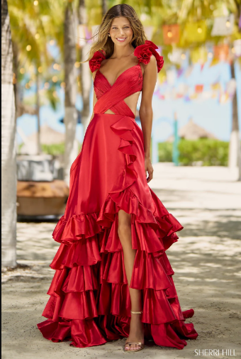 Sherri Hill 56057 #10 Magenta thumbnail