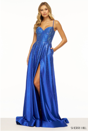 Sherri Hill 56190 #0 default Aqua thumbnail